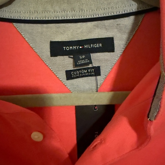 Tommy Hilfiger Pink Polo Shirt Classic Style - Picture 2 of 6